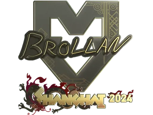 Sticker | Brollan (Gold) | Shanghai 2024 - $ 0.94