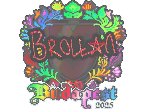 Sticker | Brollan (Holo) | Budapest 2025 - $ 0.28