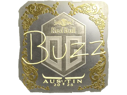 Sticker | Buzz (Gold) | Austin 2025 - $ 2.69