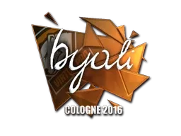 Sticker | byali (Foil) | Cologne 2016 - $ 11.17