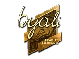 Sticker | byali (Gold) | Boston 2018 - $ 179.72