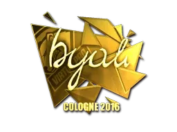 Sticker | byali (Gold) | Cologne 2016 - $ 46.34