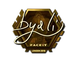 Sticker | byali (Gold) | London 2018 - $ 366.29