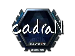 Sticker | cadiaN (Foil) | London 2018 - $ 41.31