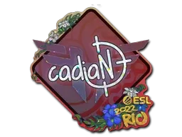 Sticker | cadiaN (Glitter) | Rio 2022 - $ 0.26
