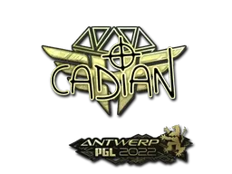 Sticker | cadiaN (Gold) | Antwerp 2022 - $ 13.59