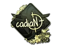 Sticker | cadiaN (Gold) | Rio 2022 - $ 16.15