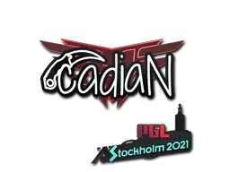 Sticker | cadiaN | Stockholm 2021 - $ 0.03