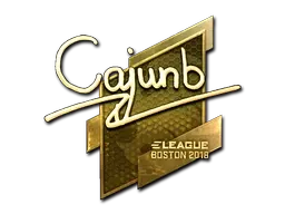 Sticker | cajunb (Gold) | Boston 2018 - $ 170.02