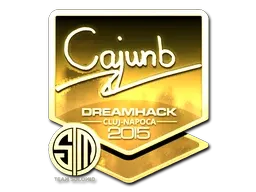 Sticker | cajunb (Gold) | Cluj-Napoca 2015 - $ 33.71