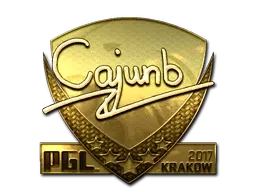 Sticker | cajunb (Gold) | Krakow 2017 - $ 592.50