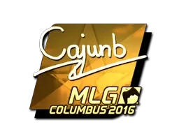 Sticker | cajunb (Gold) | MLG Columbus 2016 - $ 29.95