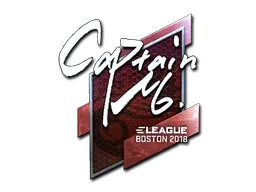 Sticker | captainMo (Foil) | Boston 2018 - $ 138.14