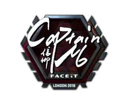 Sticker | captainMo (Foil) | London 2018 - $ 17.77