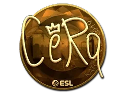 Sticker | CeRq (Gold) | Katowice 2019 - $ 56.85