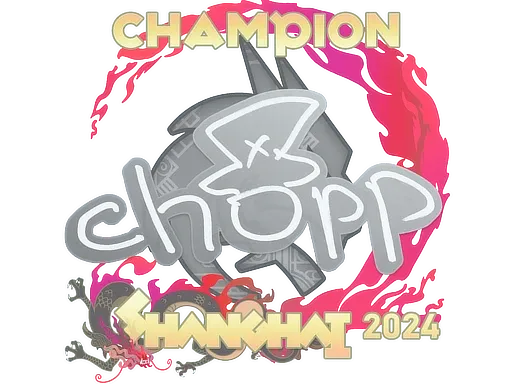 Sticker | chopper (Champion) | Shanghai 2024 ``