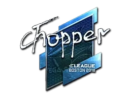 Sticker | chopper (Foil) | Boston 2018 - $ 9.00