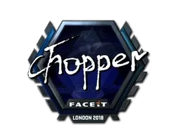 Sticker | chopper (Foil) | London 2018 - $ 20.01
