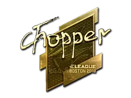 Sticker | chopper (Gold) | Boston 2018 - $ 333.33