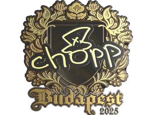 Sticker | chopper (Gold) | Budapest 2025 - $ 1.94