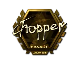 Sticker | chopper (Gold) | London 2018 - $ 1428.15