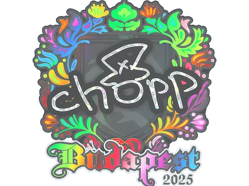 Sticker | chopper (Holo) | Budapest 2025 - $ 0.38