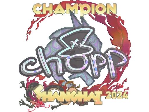 Sticker | chopper (Holo, Champion) | Shanghai 2024 ``