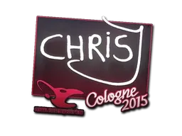 Sticker | chrisJ | Cologne 2015 - $ 6.80