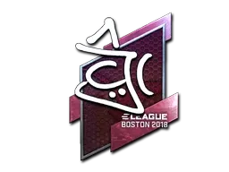 Sticker | chrisJ (Foil) | Boston 2018 - $ 5.34