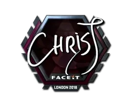 Sticker | chrisJ (Foil) | London 2018 - $ 5.79