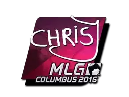Sticker | chrisJ (Foil) | MLG Columbus 2016 - $ 12.74