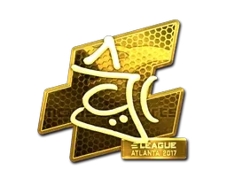 Sticker | chrisJ (Gold) | Atlanta 2017 - $ 103.28