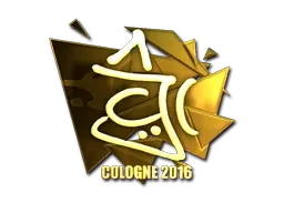 Sticker | chrisJ (Gold) | Cologne 2016 - $ 75.80