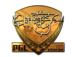 Sticker | chrisJ (Gold) | Krakow 2017 - $ 355.66