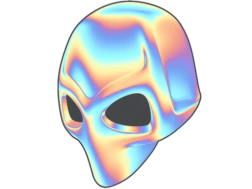 Sticker | Chrome Dome (Holo) - $ 5.40