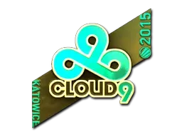 Sticker | Cloud9 G2A (Gold) | Katowice 2015 ``