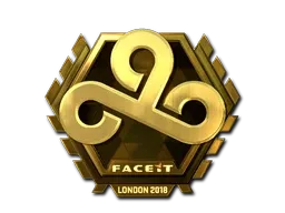 Sticker | Cloud9 (Gold) | London 2018 ``
