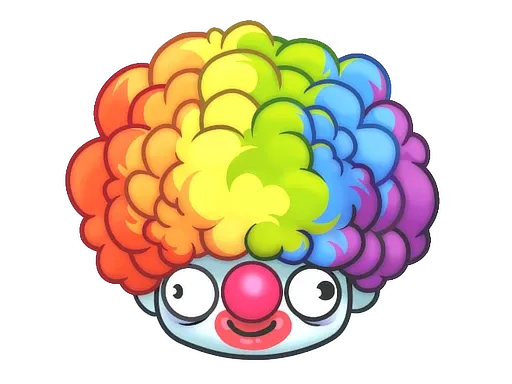 Sticker | Clown Wig - $ 0.46