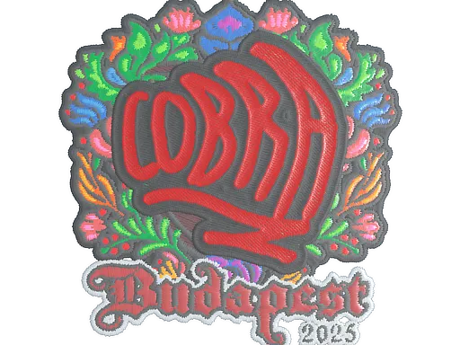 Sticker | cobra (Embroidered) | Budapest 2025 - $ 0.31