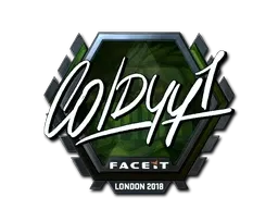 Sticker | COLDYY1 (Foil) | London 2018 - $ 5.87