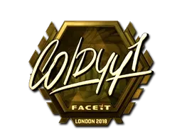 Sticker | COLDYY1 (Gold) | London 2018 - $ 1248.25