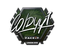Sticker | COLDYY1 | London 2018 - $ 0.46