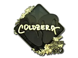 Sticker | coldzera (Gold) | Rio 2022 - $ 9.06