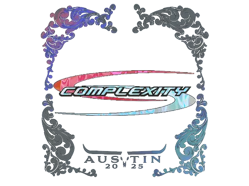Sticker | Complexity Gaming (Holo) | Austin 2025 - $ 15.51