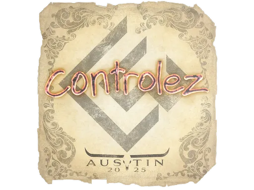 Sticker | controlez | Austin 2025 - $ 0.03