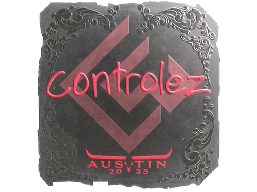 Sticker | controlez (Foil) | Austin 2025 - $ 0.06