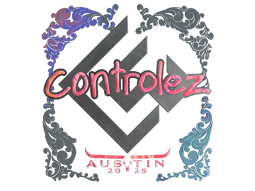 Sticker | controlez (Holo) | Austin 2025 - $ 0.33
