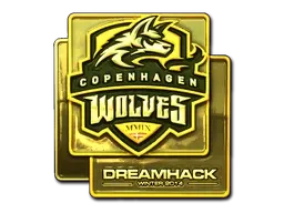 Sticker | Copenhagen Wolves (Gold) | DreamHack 2014 ``