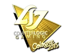 Sticker | Counter Logic Gaming (Gold) | Cologne 2015 - $ 43.55