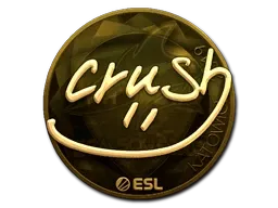 Sticker | crush (Gold) | Katowice 2019 - $ 48.32